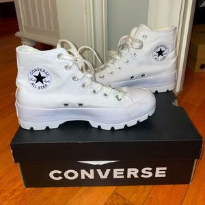 White Lugged Chuck Taylor All Star Converse